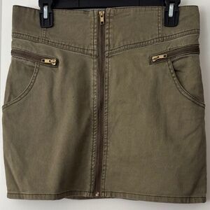 Zip-up denim H&M Skirt
